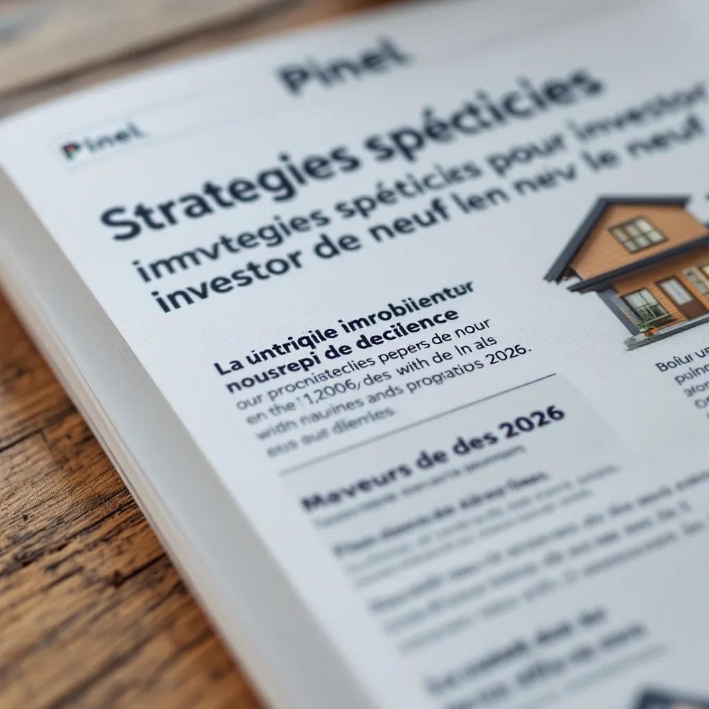 Plan d'un programme immobilier neuf en France