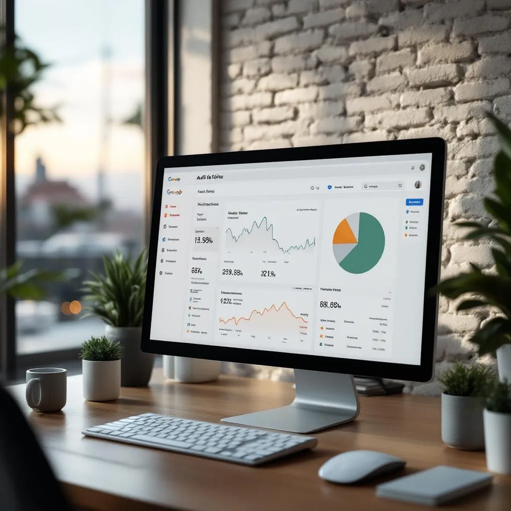 Illustration d'un audit de fiche Google en cours