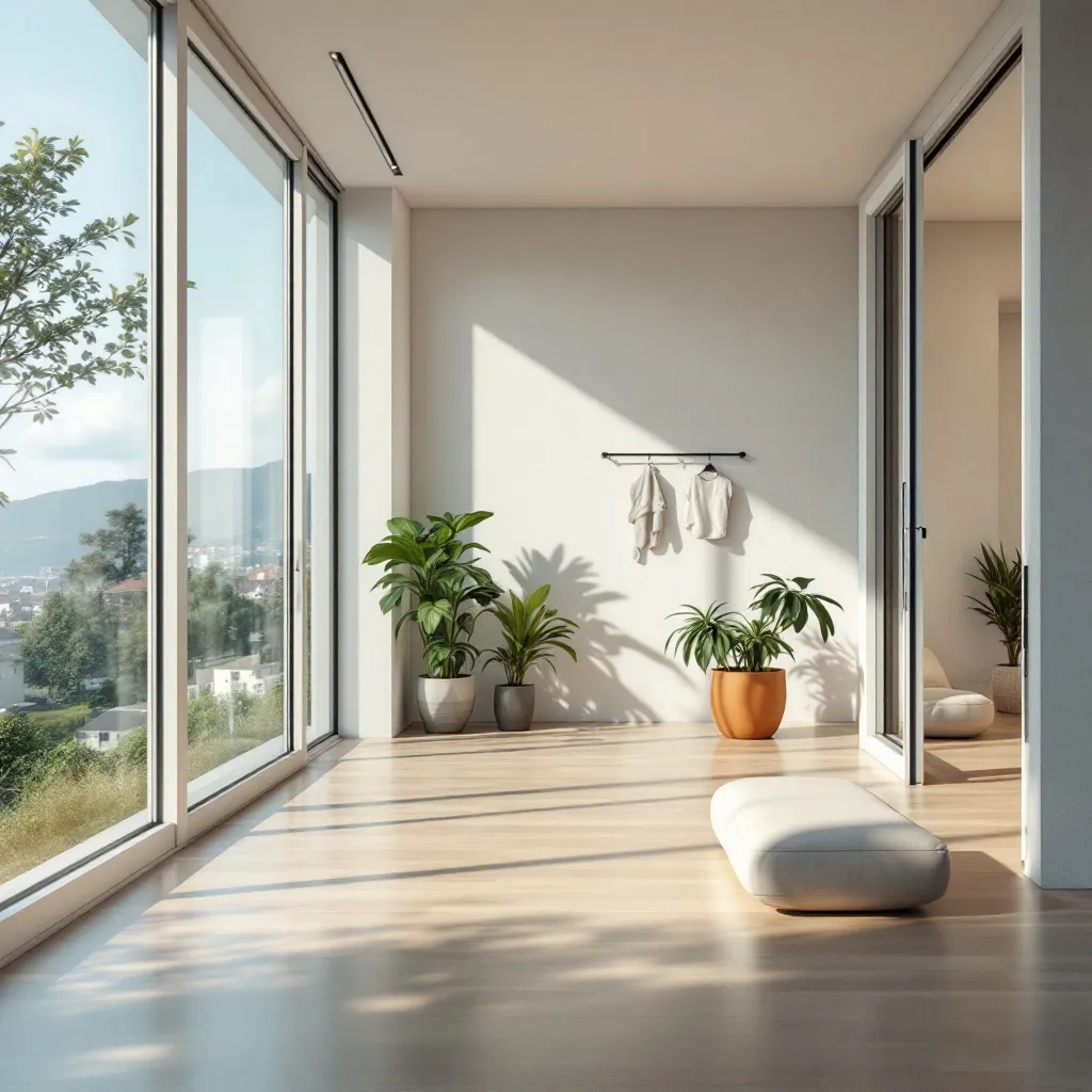 Vue d'un immeuble neuf en France, optimisé pour les économies d'énergie