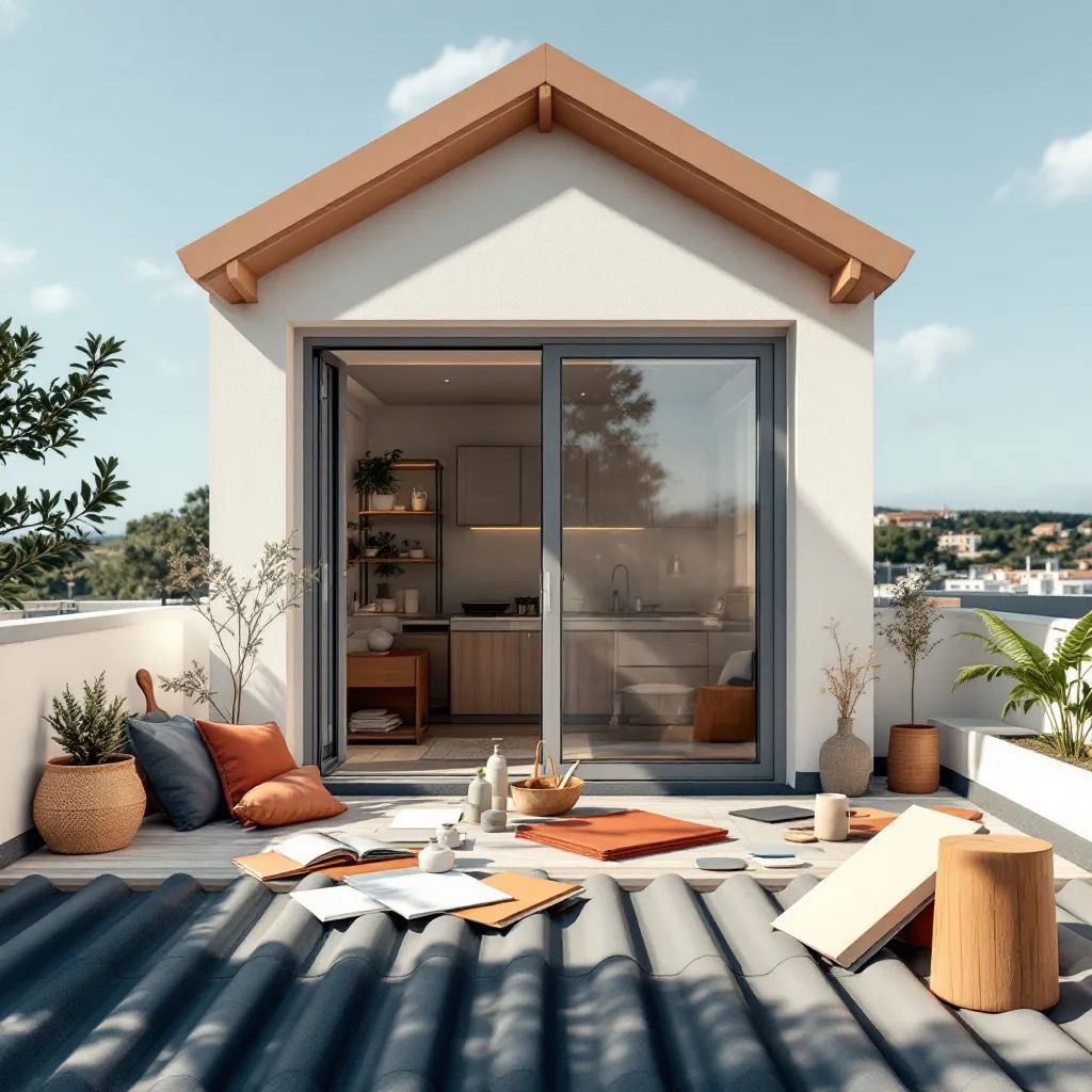 Toiture moderne à Toulon avec des couleurs tendances de 2026