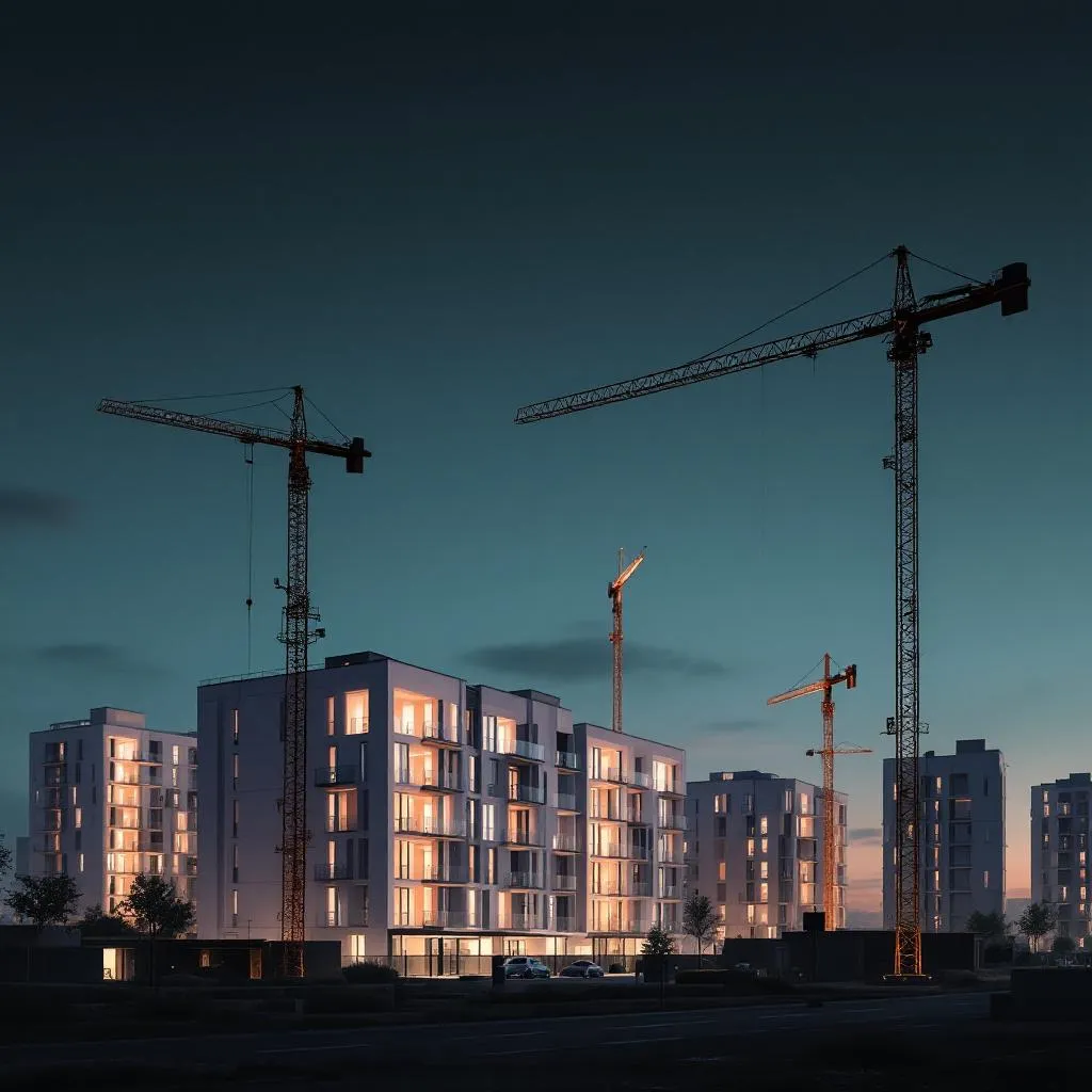 Vue d'artiste d'un programme immobilier neuf en France, achat immobilier neuf