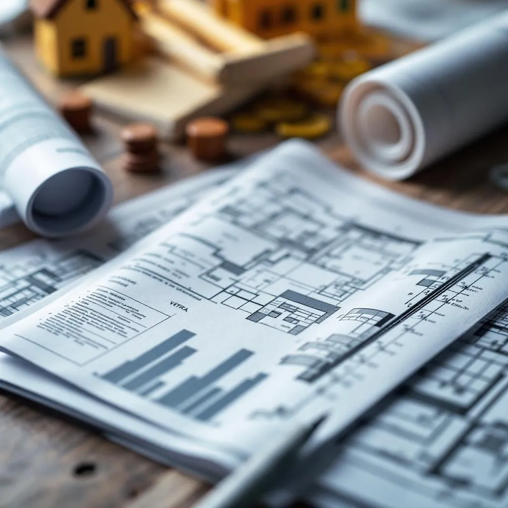 Immeuble moderne en construction, programme immobilier neuf