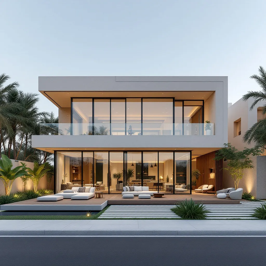 Dubai skyline with modern architectural designs and luxury buildings
