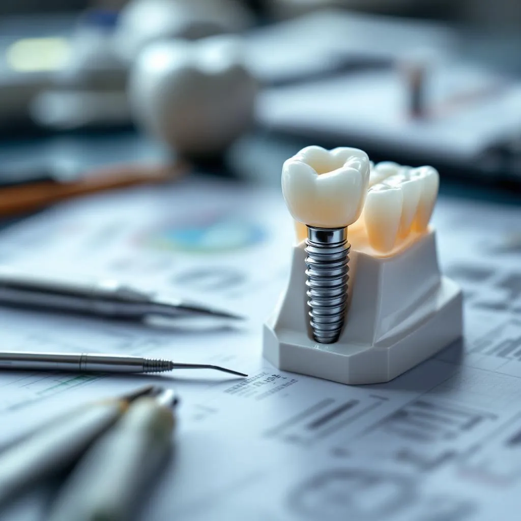 implant dentaire Marseille en cours de pose