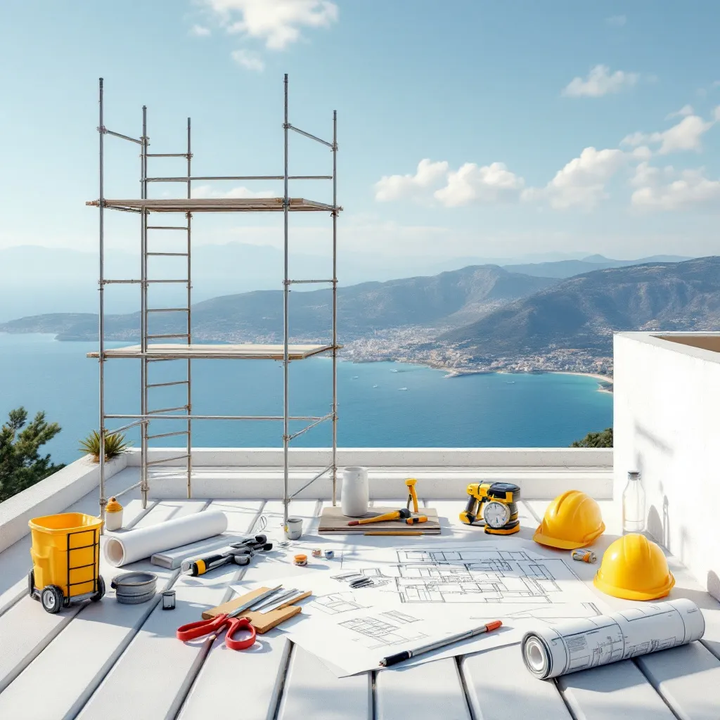 Vue aérienne d'une toiture rénovée sur la Côte d'Azur en 2026