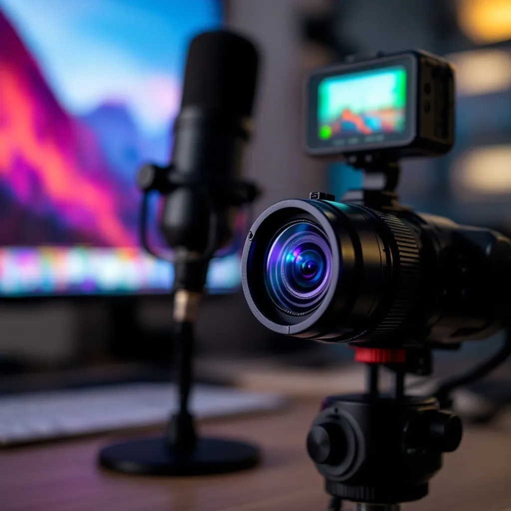 Matériel audiovisuel professionnel pour webinaires