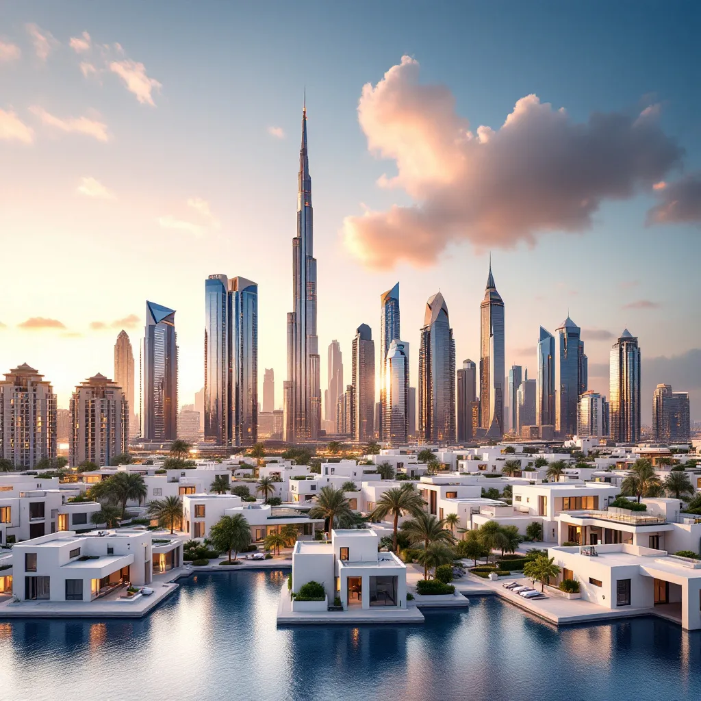 Property skyline of Dubai showcasing modern architecture