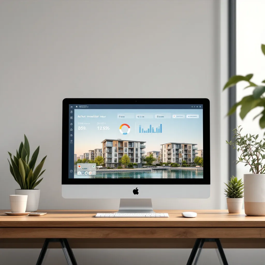 Vue d'ensemble d'un programme immobilier neuf en France