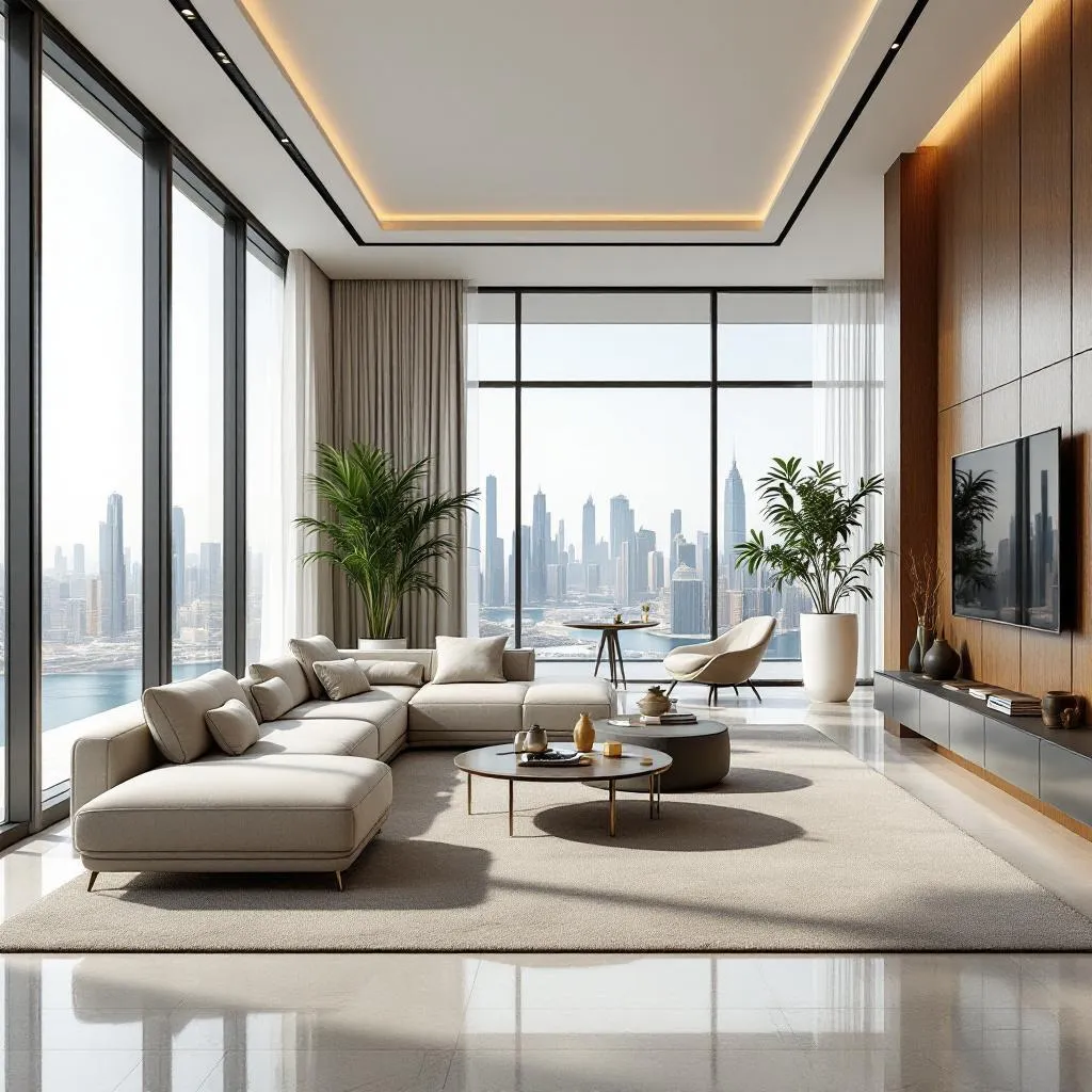 Dubai skyline showcasing luxurious real estate options