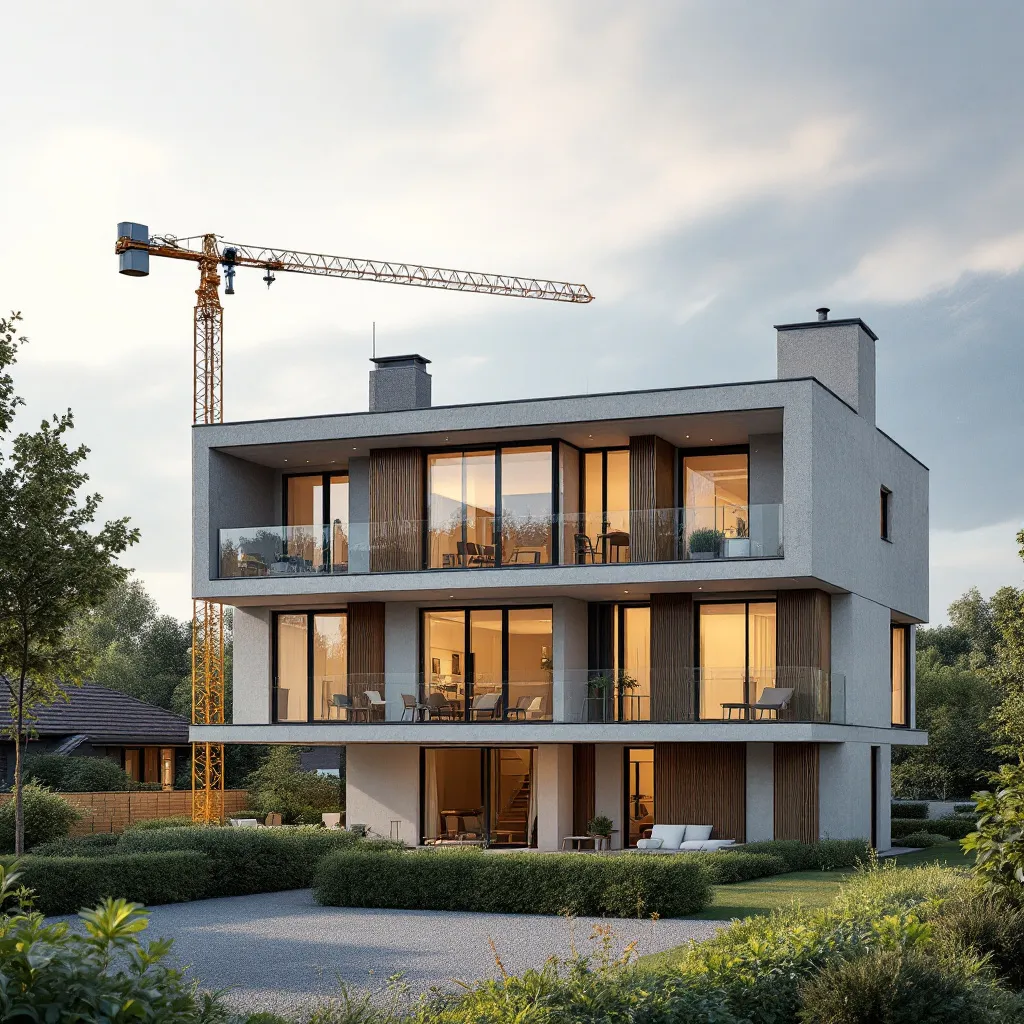 Immeuble moderne pour l'achat immobilier neuf en 2026