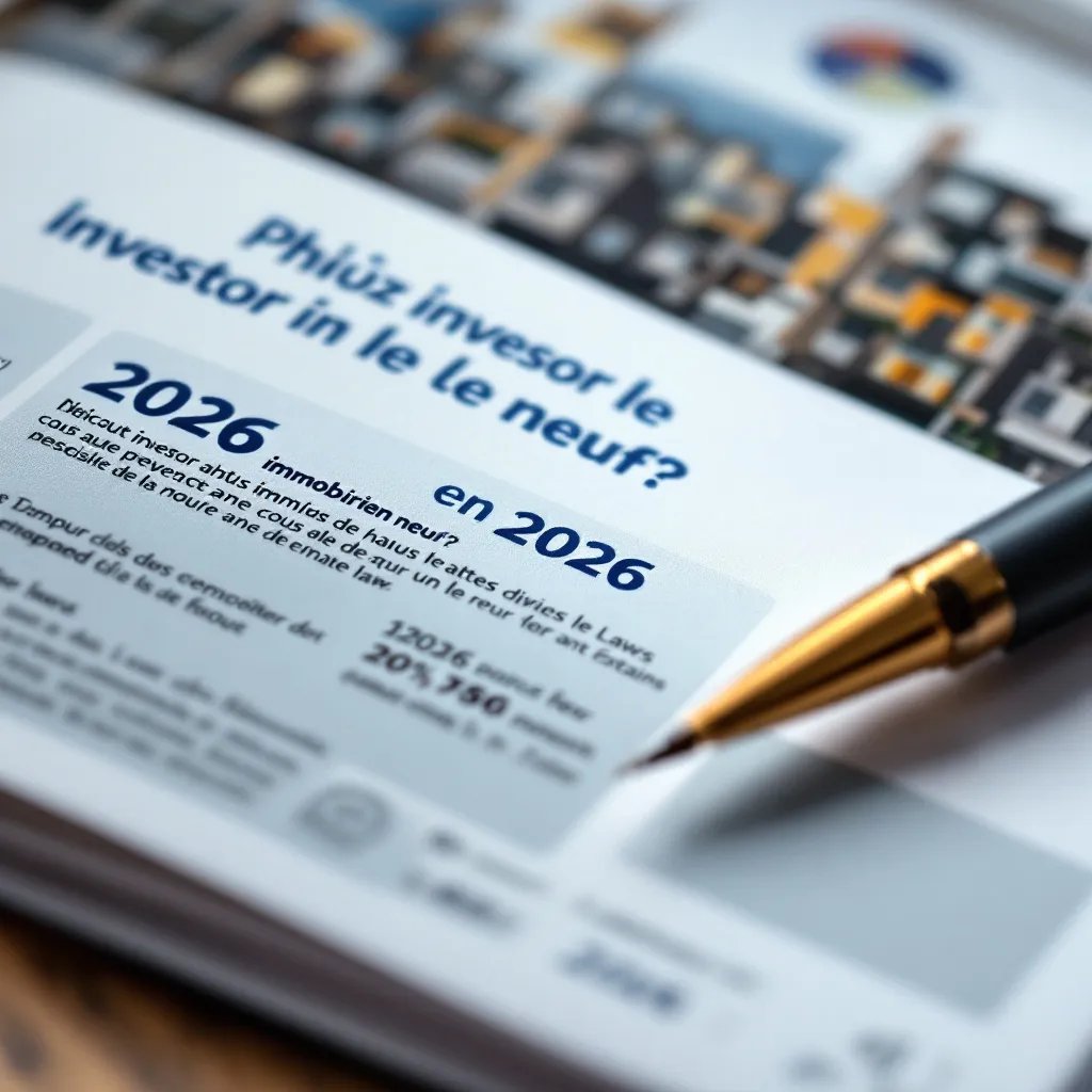 Programme immobilier neuf en 2026